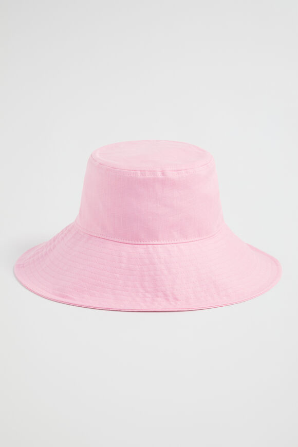 Linen Bucket Hat  Soft Orchid  hi-res