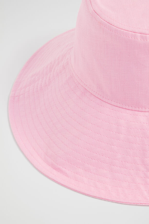 Linen Bucket Hat  Soft Orchid  hi-res
