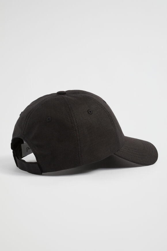 Linen Soft Cap  Black  hi-res