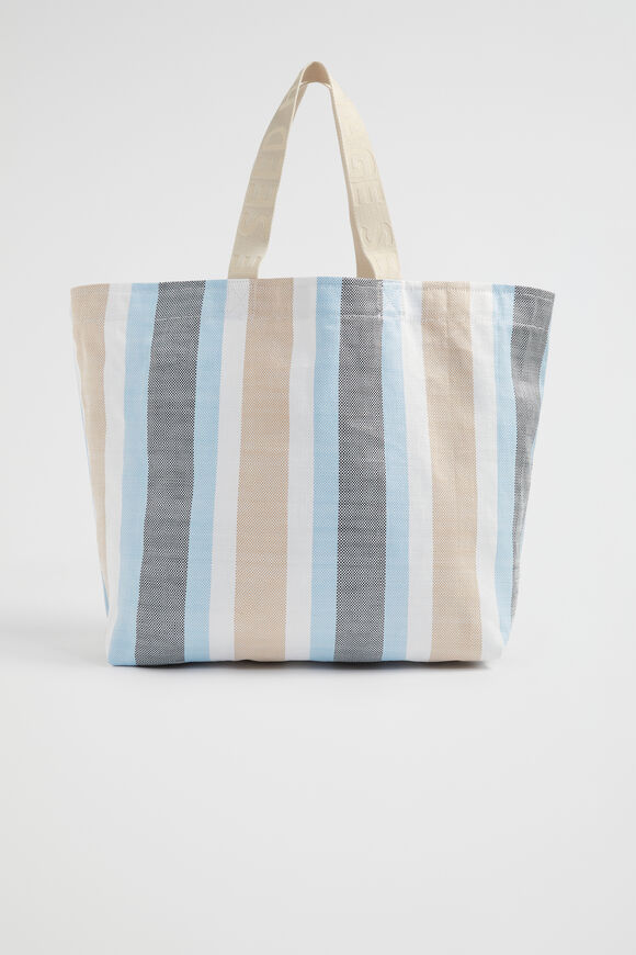 Logo Stripe Tote  Bluebell Multi  hi-res