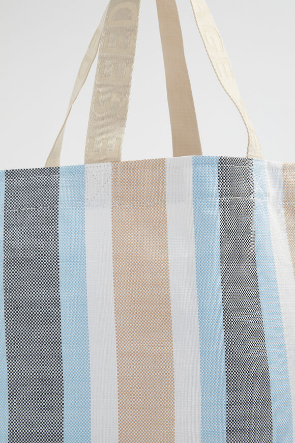 Logo Stripe Tote  Bluebell Multi  hi-res