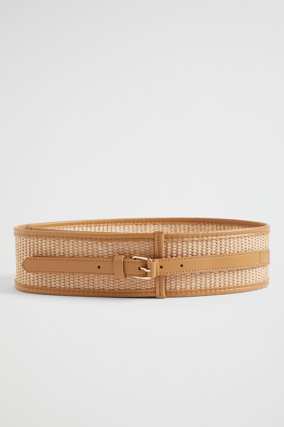 Lonni Wide Waist Belt  Toffee