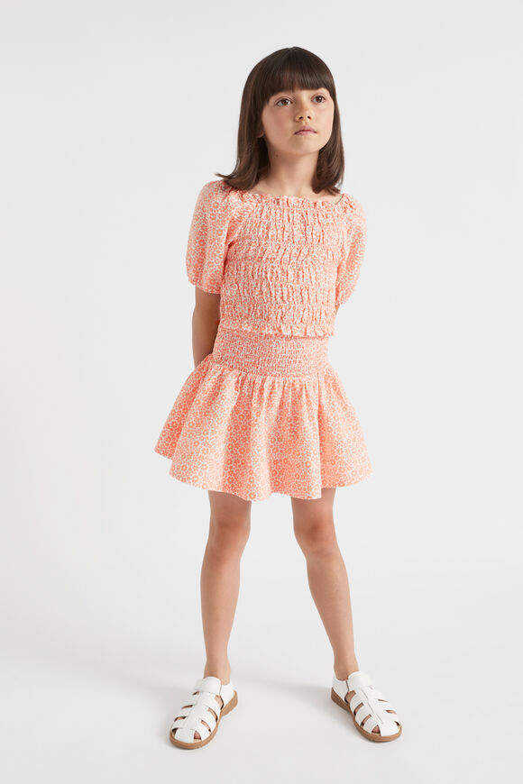 Ditsy Top  Mango  hi-res
