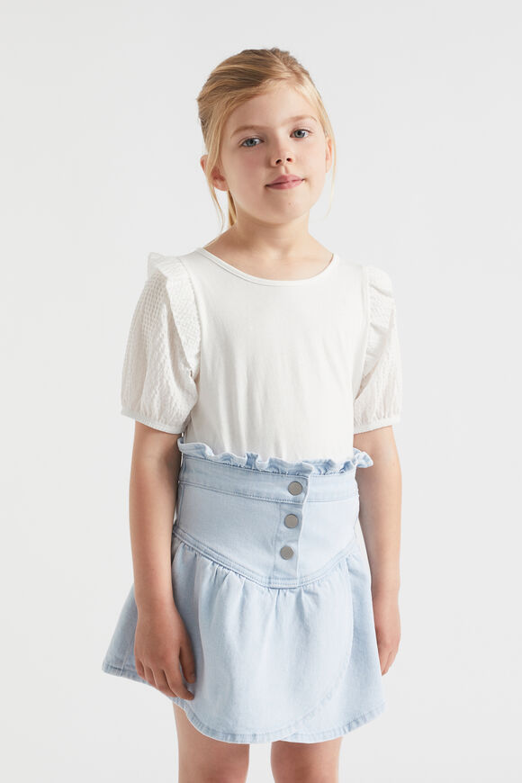 Puff Sleeve Tee  Vintage White  hi-res