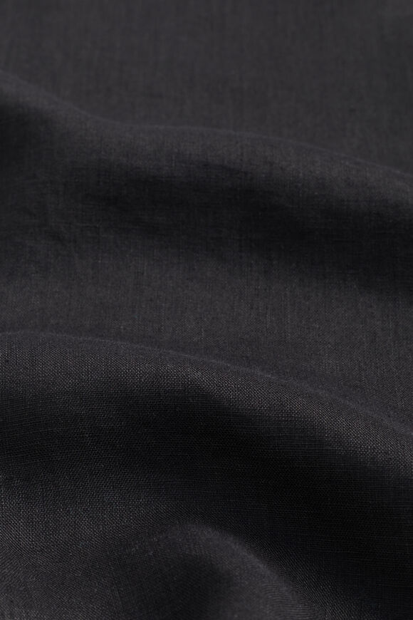 Linen Boatneck Kaftan  Black  hi-res