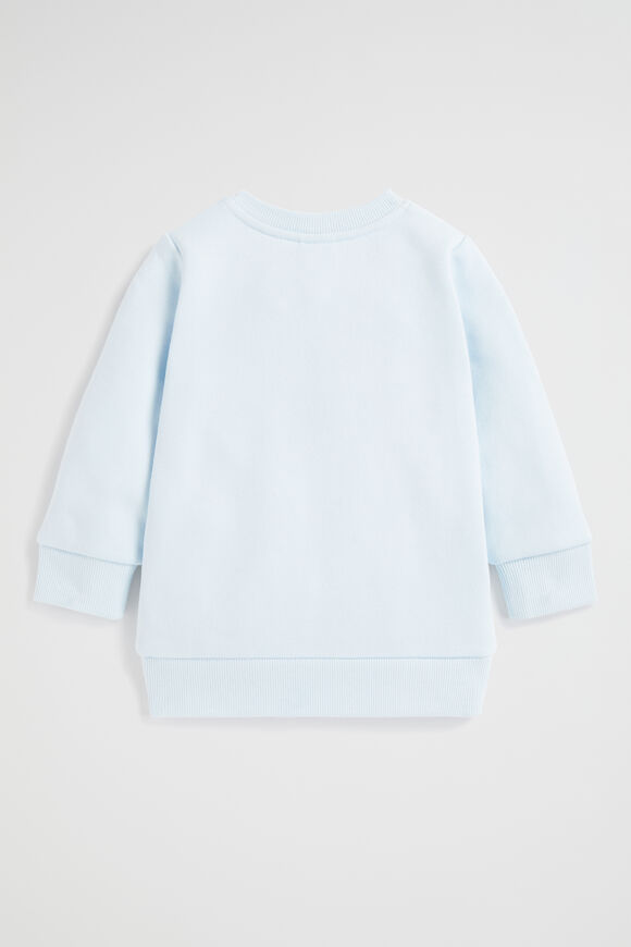 Core Logo Sweat  Ice Blue  hi-res