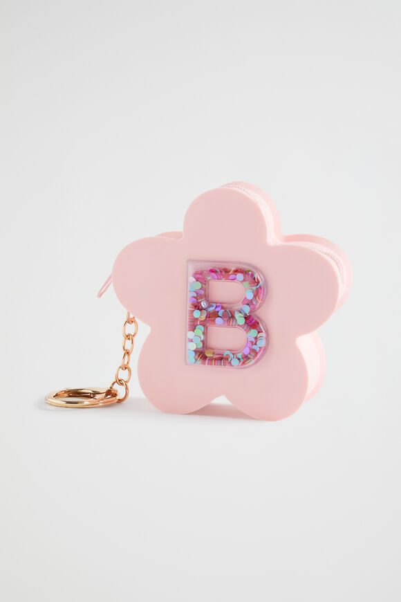 Silicone Initial Keyring  B  hi-res