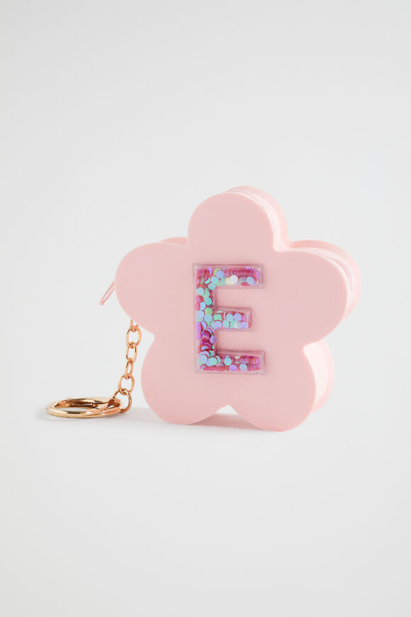 Silicone Initial Keyring  E  hi-res