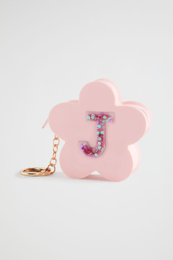 Silicone Initial Keyring  J  hi-res
