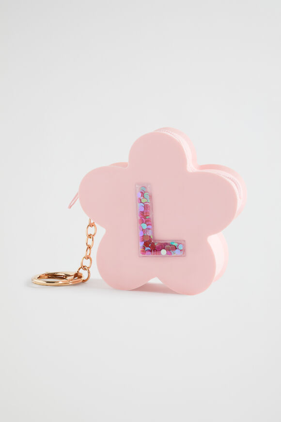 Silicone Initial Keyring  L  hi-res