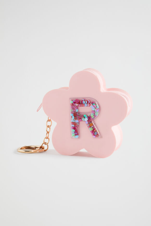Silicone Initial Keyring  R  hi-res