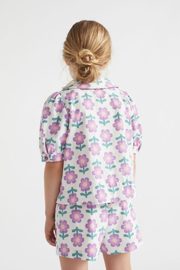 Retro Floral Blouse  Multi  hi-res