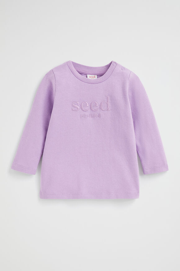 Core Logo Rugby Tee  Lilac  hi-res
