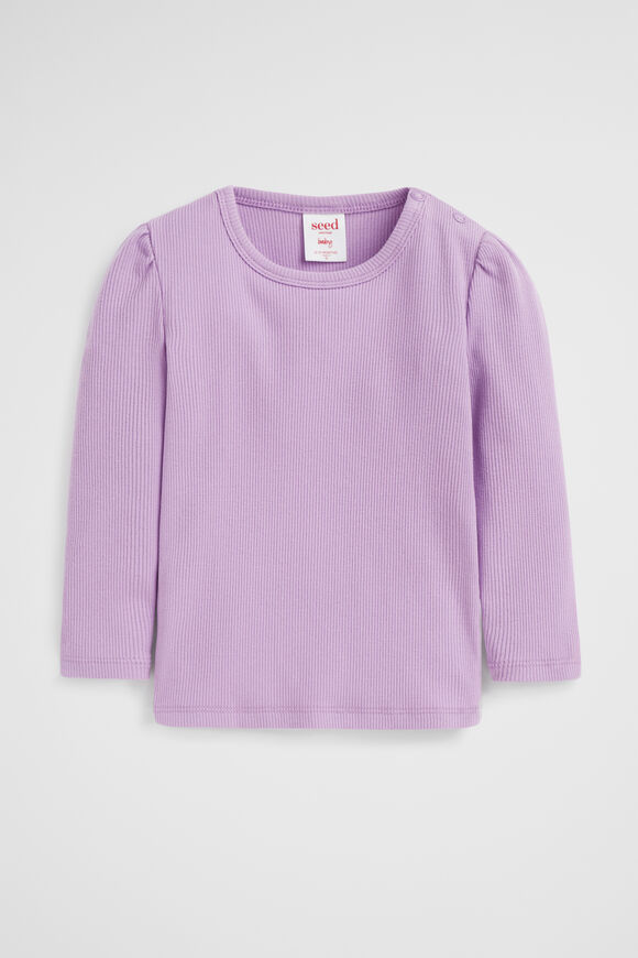 Core Rib Tee  Lilac  hi-res