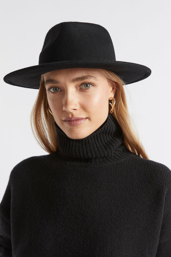 Felt Fedora  Black  hi-res