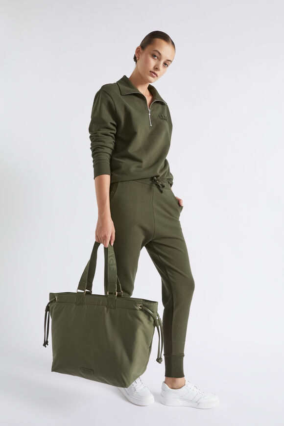 Heritage Logo Tote  Dark Fern  hi-res