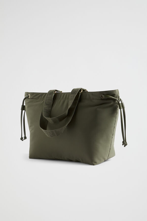 Heritage Logo Tote  Dark Fern  hi-res
