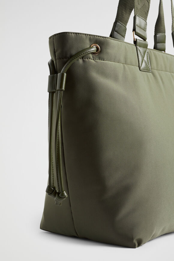 Heritage Logo Tote  Dark Fern  hi-res