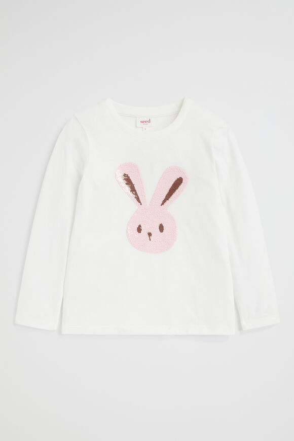 Sequin Bunny Tee  Canvas  hi-res