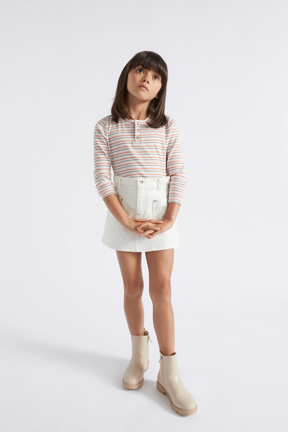 Funnel Rib Tee  Multi  hi-res