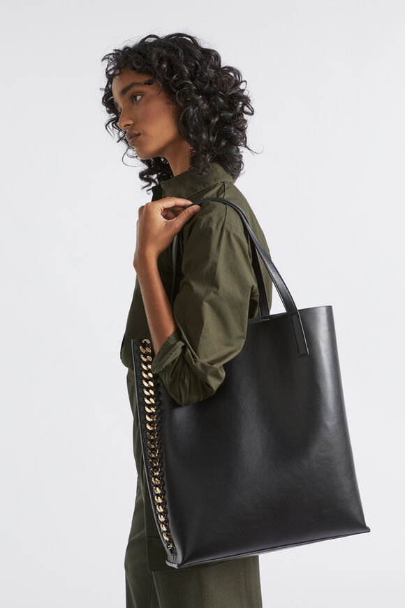 Chain Tote  Black  hi-res