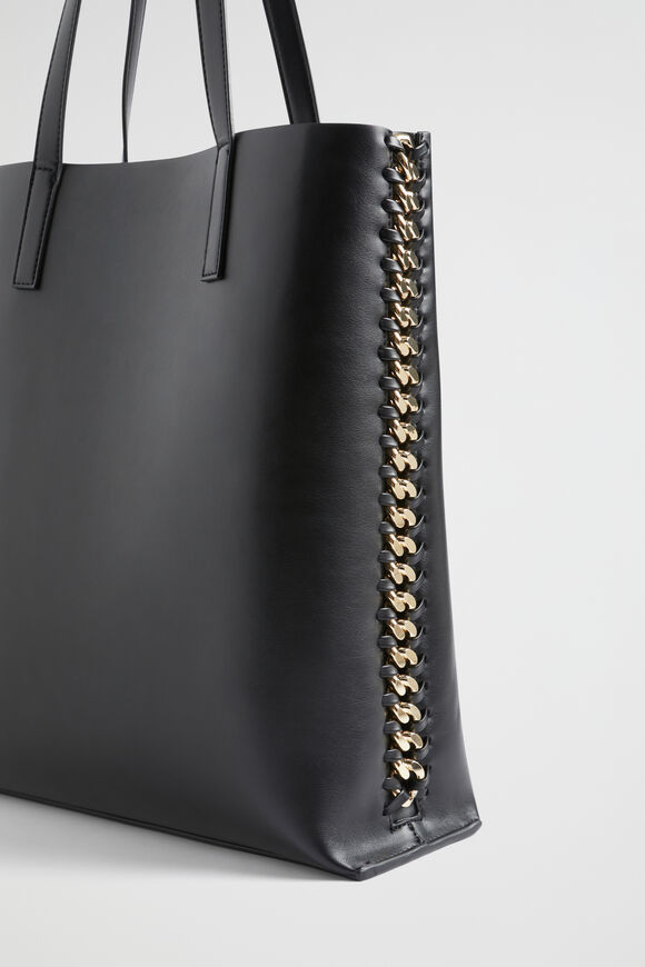 Chain Tote  Black  hi-res