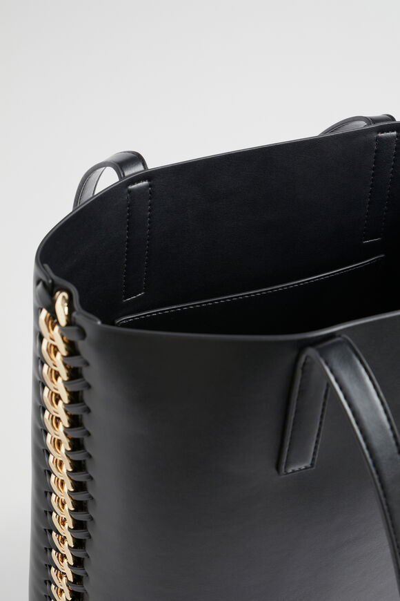 Chain Tote  Black  hi-res