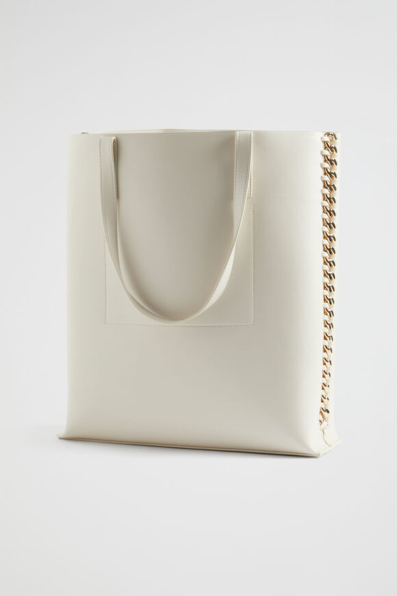 Chain Tote  Bone  hi-res