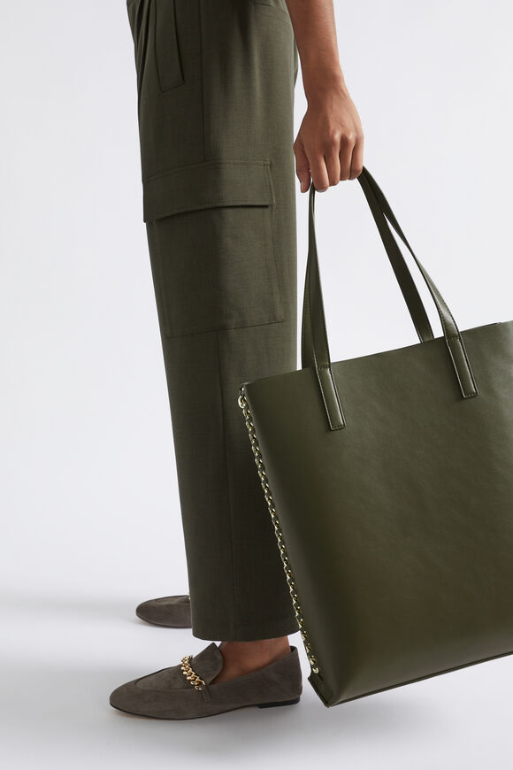 Chain Tote  Dark Fern  hi-res