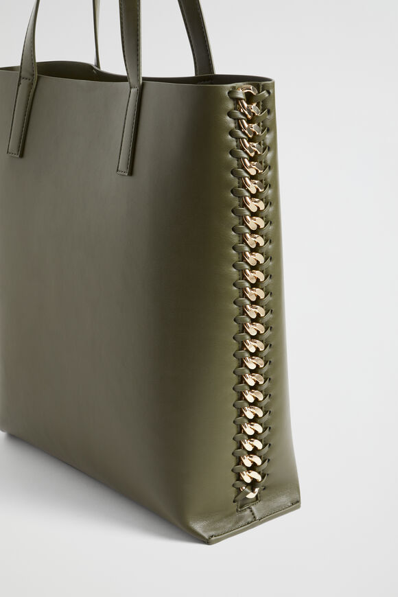 Chain Tote  Dark Fern  hi-res