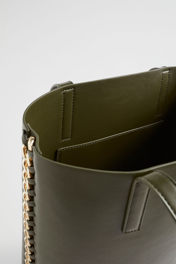 Chain Tote  Dark Fern  hi-res