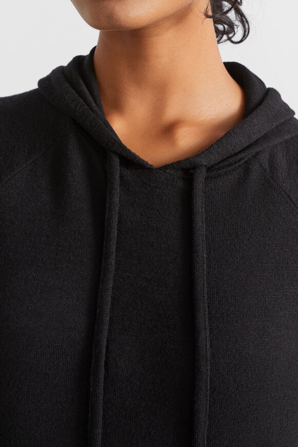 Supersoft Raglan Hoodie  Black  hi-res