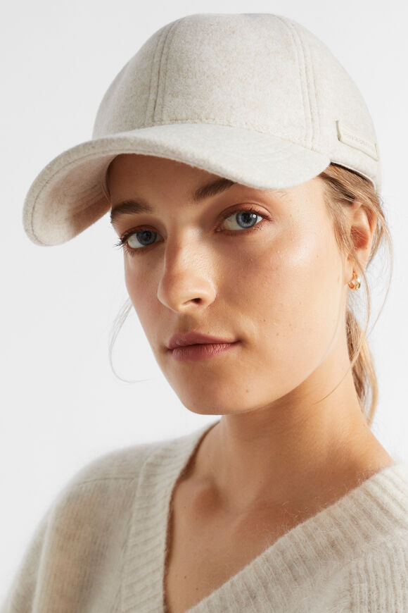 Felt Cap  Vanilla Cream  hi-res