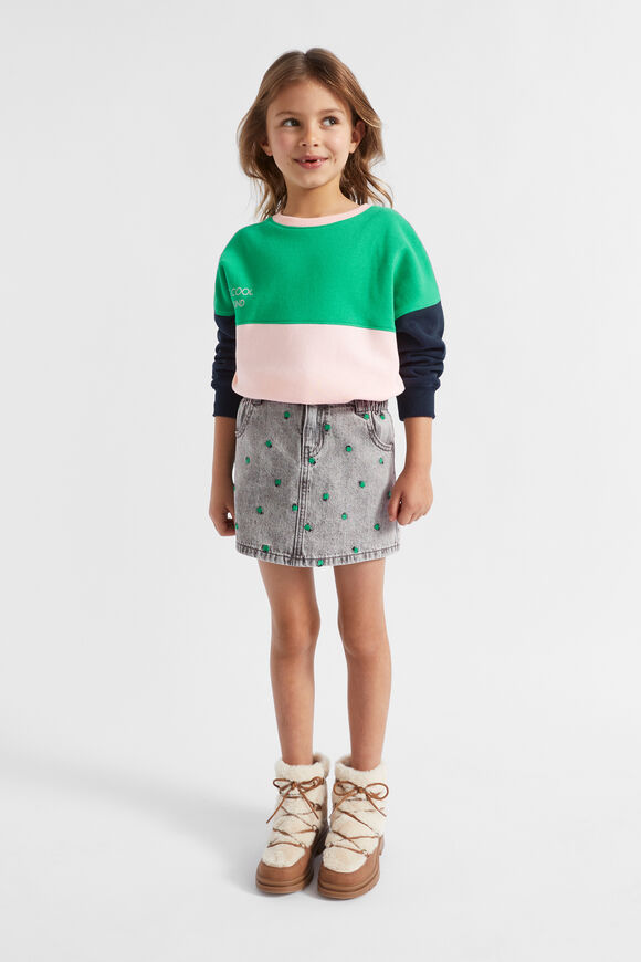 Be Cool Be Kind Sweat  Pea Green  hi-res