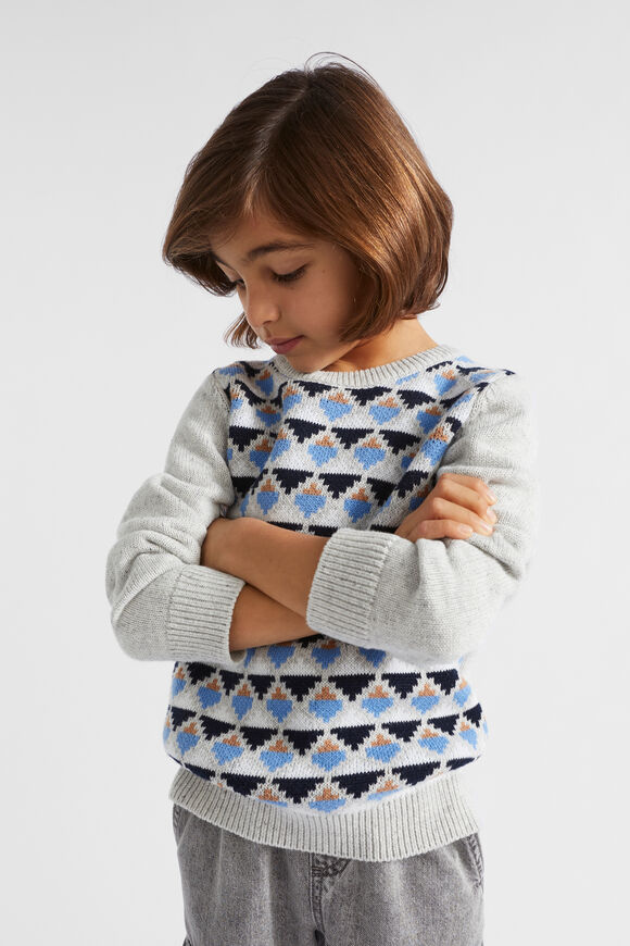 Geo Knit  Cloudy Marle  hi-res