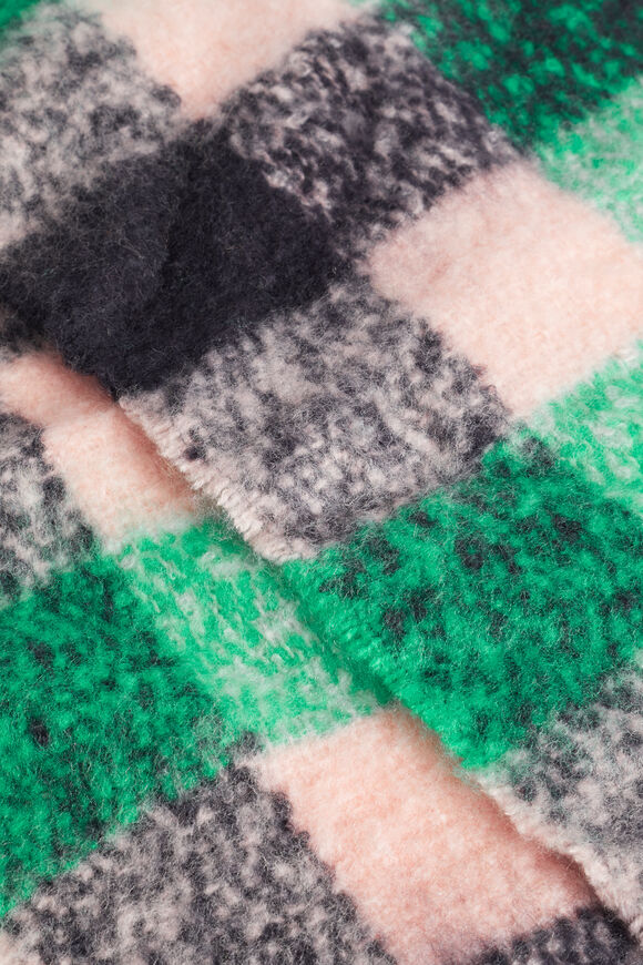 Brushed Checked Scarf  Multi  hi-res