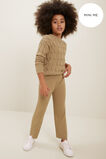 Mini Me Rib Knit Pant  Honey Dew Marle  hi-res