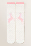 Unicorn Knee High Socks  Vanilla  hi-res