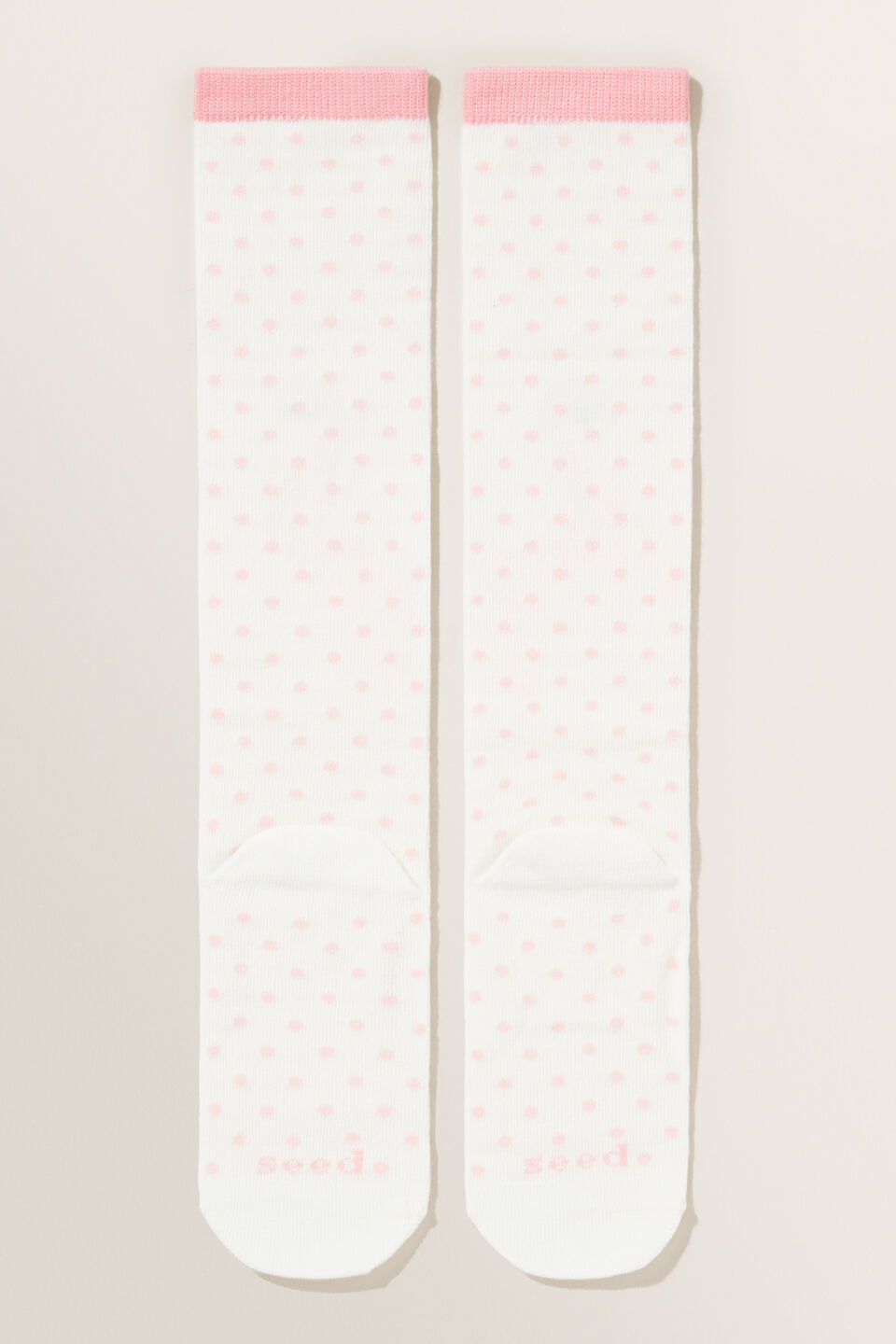 Unicorn Knee High Socks  Vanilla