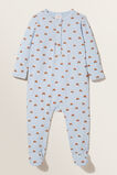 Mushroom Henley Jumpsuit  Powder Blue  hi-res