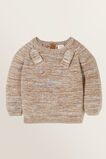 Knitted Raglan Bunny Sweater  Multi  hi-res
