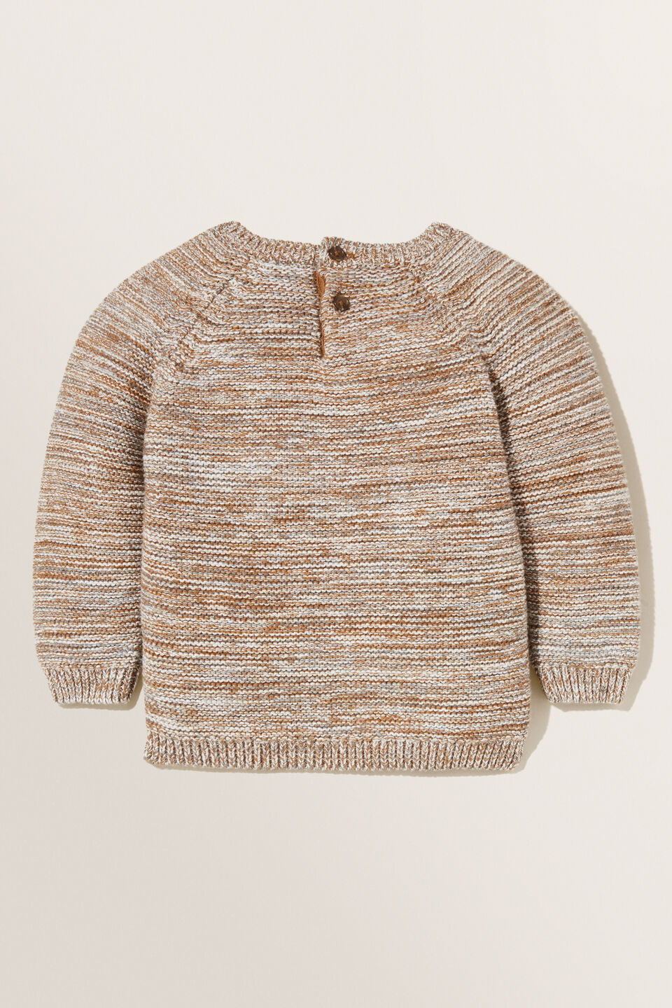 Knitted Raglan Bunny Sweater  Multi