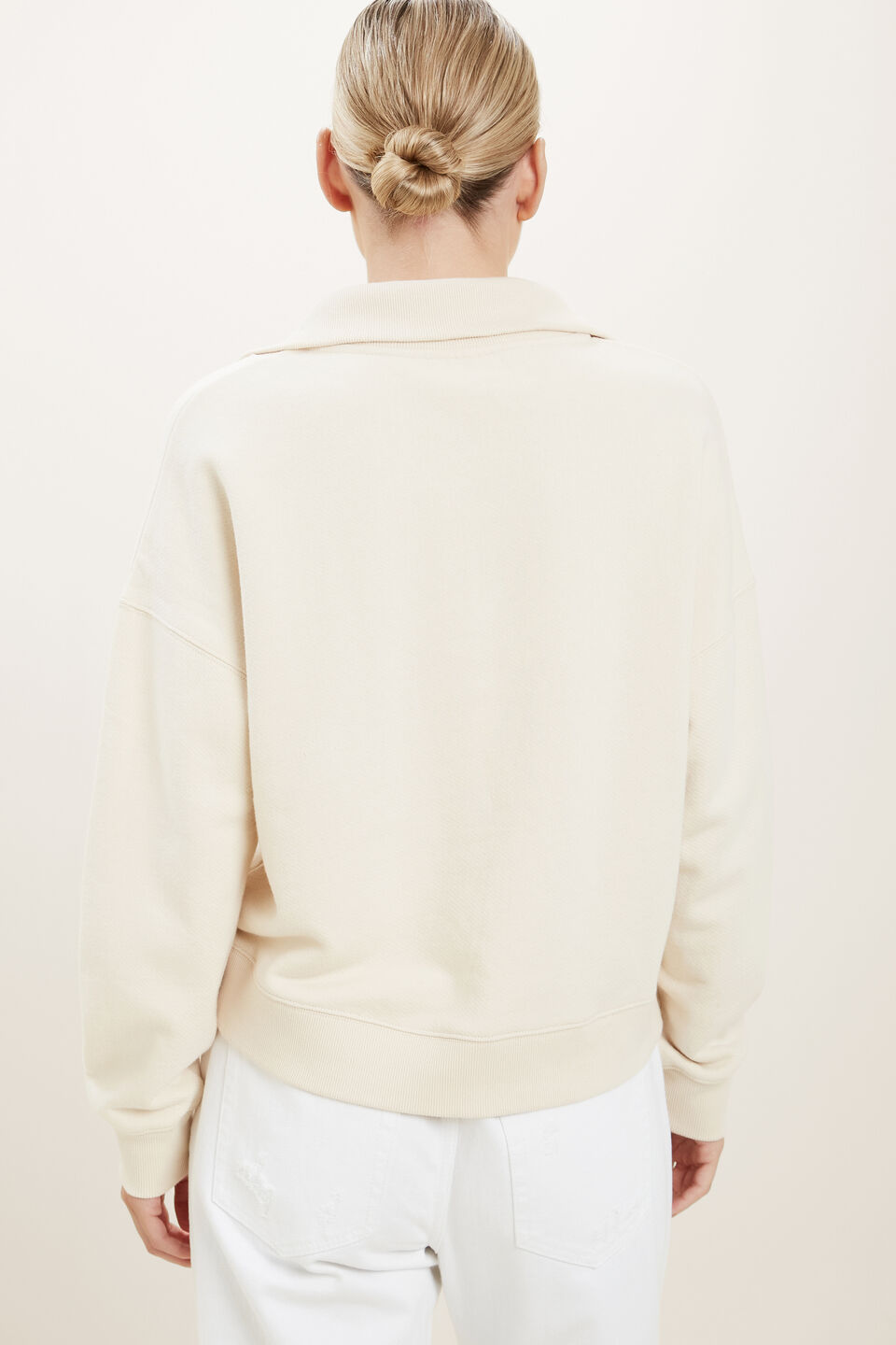 Terry Pullover  French Beige