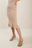 Boucle Knit Skirt  Biscotti  hi-res