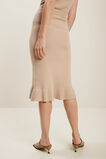 Boucle Knit Skirt  Biscotti  hi-res