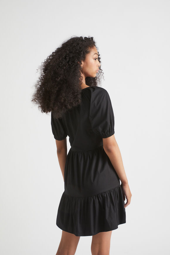Poplin Dress  Black  hi-res