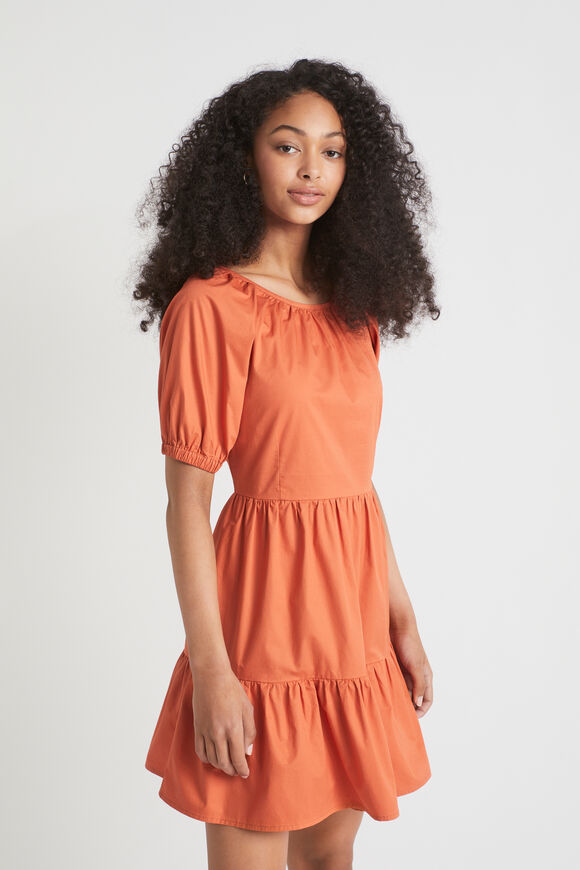 Poplin Dress  Ginger Spice  hi-res
