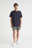 Mens Linen Tee  Midnight Blue  hi-res