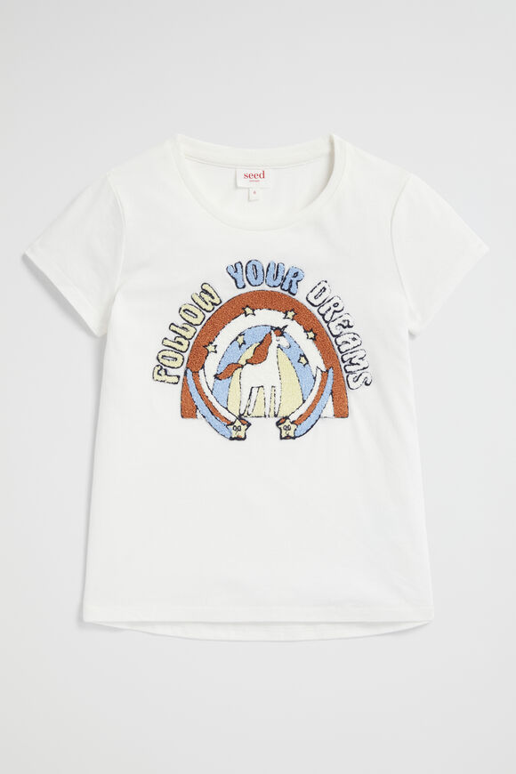Dreams Chenille Tee  Vintage White  hi-res