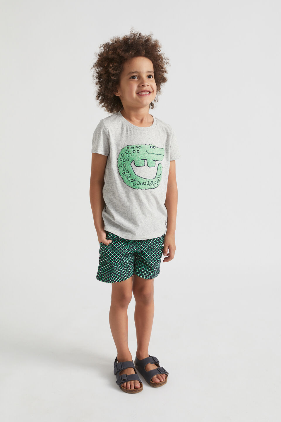 Geo Short  Midnight Blue
